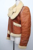 画像4: 【Vintage放出】ヴィヴィアンウエストウッド 中古 / CO/ムートンコート 36 ブラウン  S-25-12-20-004-co-AS-ZS (4)