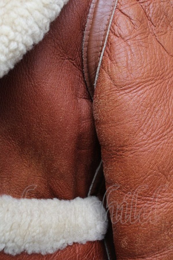 画像5: 【Vintage放出】ヴィヴィアンウエストウッド 中古 / CO/ムートンコート 36 ブラウン  S-25-12-20-004-co-AS-ZS (5)