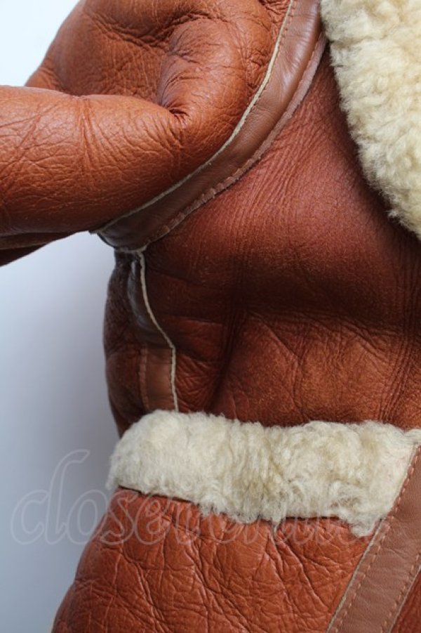 画像6: 【Vintage放出】ヴィヴィアンウエストウッド 中古 / CO/ムートンコート 36 ブラウン  S-25-12-20-004-co-AS-ZS (6)