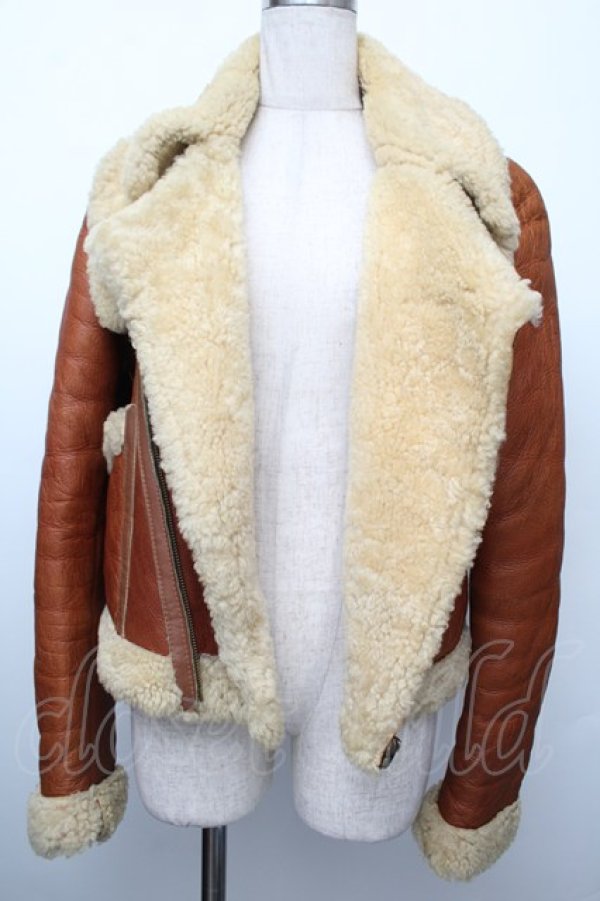 画像7: 【Vintage放出】ヴィヴィアンウエストウッド 中古 / CO/ムートンコート 36 ブラウン  S-25-12-20-004-co-AS-ZS (7)