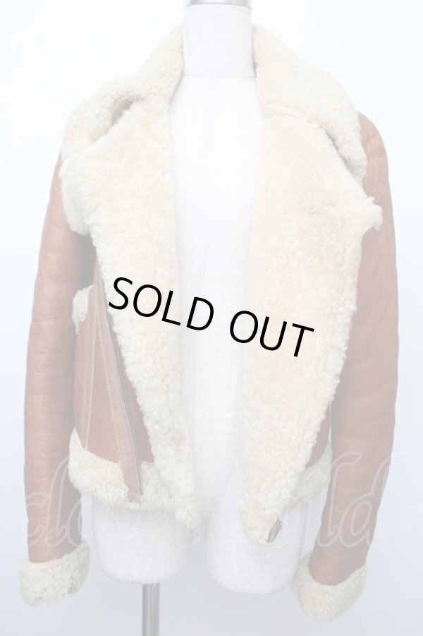 画像7: 【Vintage放出】ヴィヴィアンウエストウッド 中古 / CO/ムートンコート 36 ブラウン  S-25-12-20-004-co-AS-ZS (7)