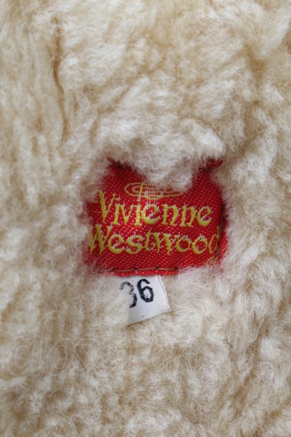 画像8: 【Vintage放出】ヴィヴィアンウエストウッド 中古 / CO/ムートンコート 36 ブラウン  S-25-12-20-004-co-AS-ZS (8)