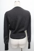 画像2: ヴィヴィアンウエストウッド 中古 / カラーオーブ刺繍ニットカーディガン M 黒  S-25-12-28-025-to-HR-ZS (2)