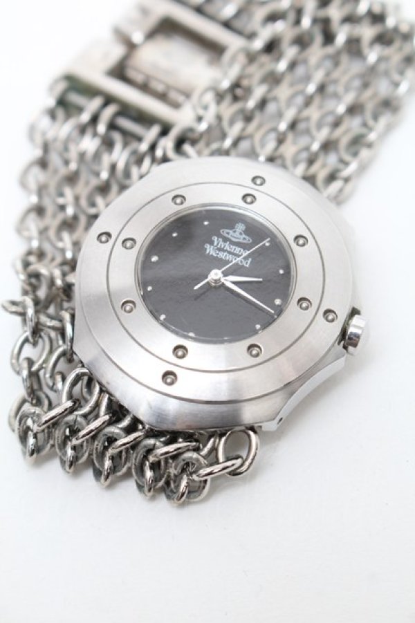 画像3: ヴィヴィアンウエストウッド 中古 / チェーンウォッチ  シルバー  S-25-12-28-003-ac-AS-ZS (3)