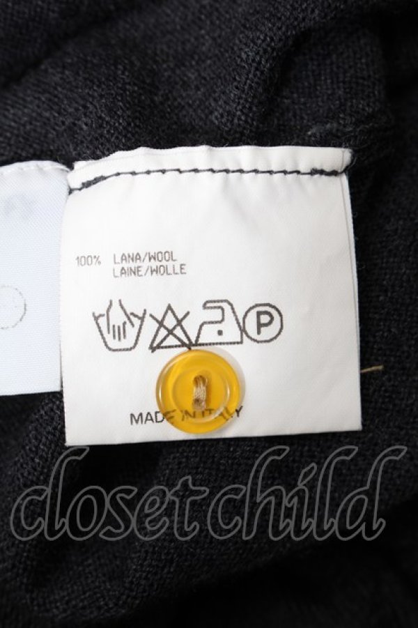 画像5: ヴィヴィアンウエストウッド 中古 / カラーオーブ刺繍ニットカーディガン M 黒  S-25-12-28-025-to-HR-ZS (5)