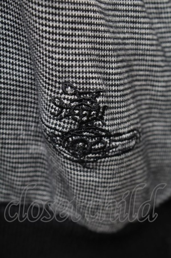 画像3: ヴィヴィアンウエストウッド MAN 中古 / オーブ刺繍切替プルオーバー M グレー  S-25-12-28-026-ts-HR-ZS (3)