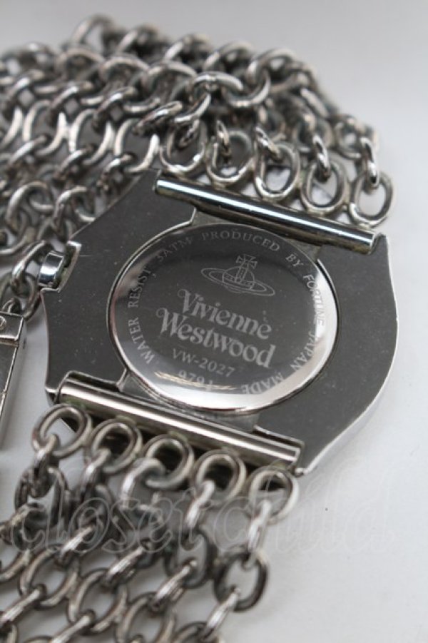画像4: ヴィヴィアンウエストウッド 中古 / チェーンウォッチ  シルバー  S-25-12-28-003-ac-AS-ZS (4)