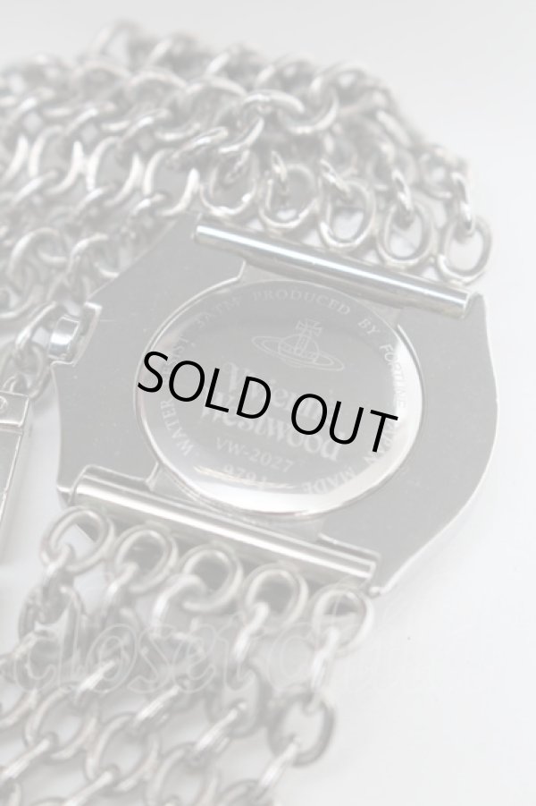 画像4: ヴィヴィアンウエストウッド 中古 / チェーンウォッチ  シルバー  S-25-12-28-003-ac-AS-ZS (4)