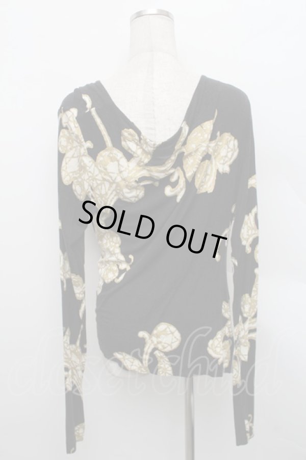 画像2: ANGLOMANIA 中古 / ゴールドフレームカットソー M 黒  S-25-12-28-028-to-AS-ZH (2)