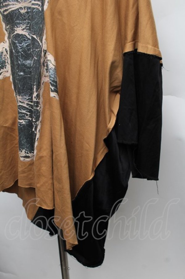 画像3: ヴィヴィアンウエストウッド 中古 / コンパクトスムースPUNK CATビッグマン Ｔシャツ  ブラウン  S-25-12-28-031-ts-AS-ZS (3)