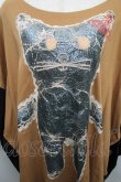 画像4: ヴィヴィアンウエストウッド 中古 / コンパクトスムースPUNK CATビッグマン Ｔシャツ  ブラウン  S-25-12-28-031-ts-AS-ZS (4)