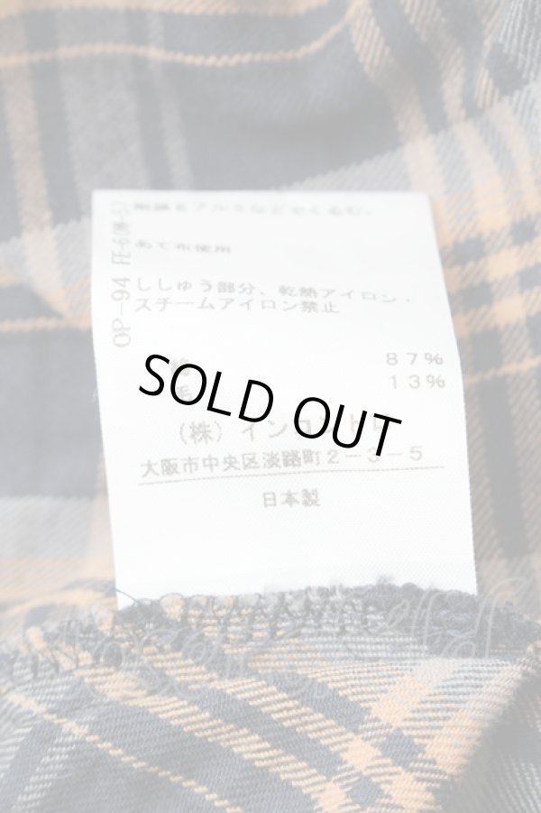 画像5: ヴィヴィアンウエストウッド 中古 / バンドカラーチェックワンピース 00 グレー  S-25-12-28-034-op-AS-ZS (5)