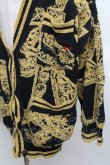 画像3: ヴィヴィアンウエストウッド 中古 / フレーム柄ニットカーディガン 00 黒ｘイエロー  S-25-12-28-035-to-AS-ZS (3)