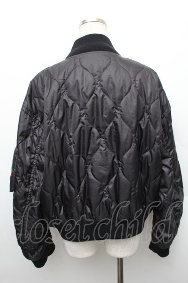 画像2: ヴィヴィアンウエストウッド 中古 / タフタキルトラブボンバージャケット  黒  S-25-12-28-040-co-AS-ZS (2)