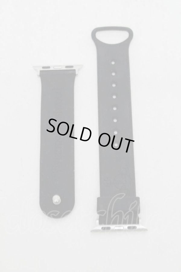 画像2: ヴィヴィアンウエストウッド 中古 / strap made for Apple Watch  黒  S-25-12-28-001-gd-AS-ZS (2)
