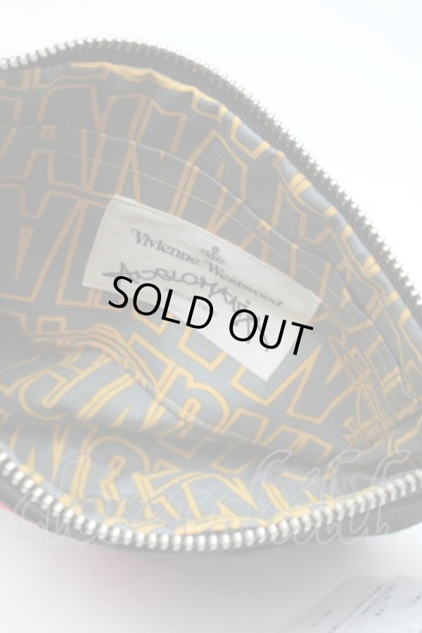 画像3: ANGLOMANIA 中古 / サガラポーチ  黒  S-25-12-28-005-gd-AS-ZS (3)