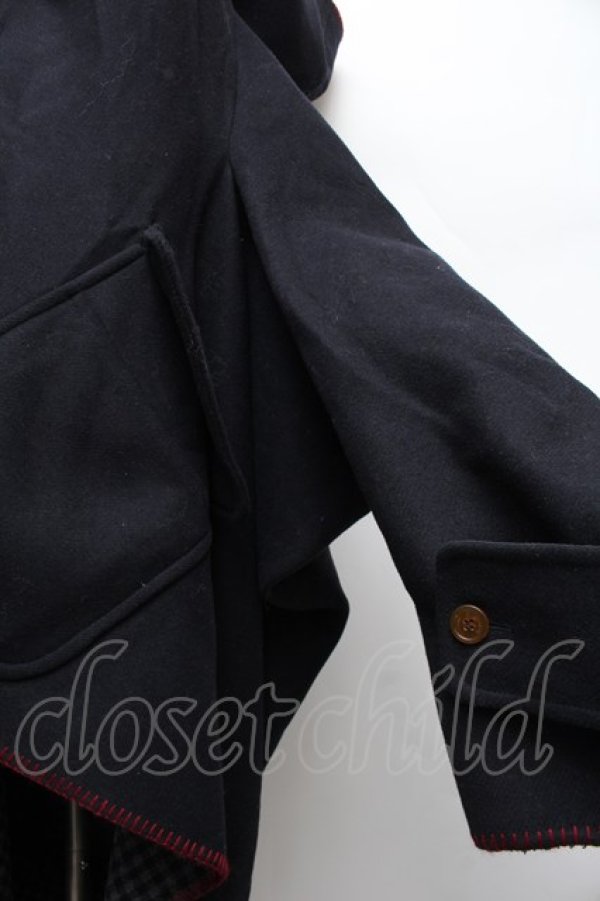 画像4: ヴィヴィアンウエストウッド MAN 中古 / 変形コート 44 紺  S-25-12-28-043-co-AS-ZS (4)