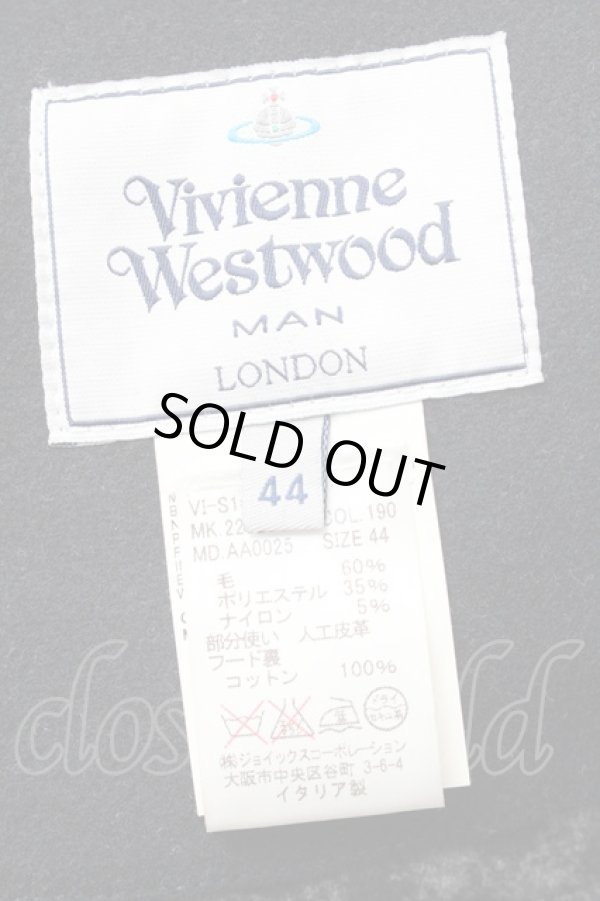 画像8: ヴィヴィアンウエストウッド MAN 中古 / 変形コート 44 紺  S-25-12-28-043-co-AS-ZS (8)