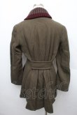 画像2: ヴィヴィアンウエストウッド 中古 / リブ切替コート 1 カーキ  S-25-12-28-044-co-AS-ZS (2)