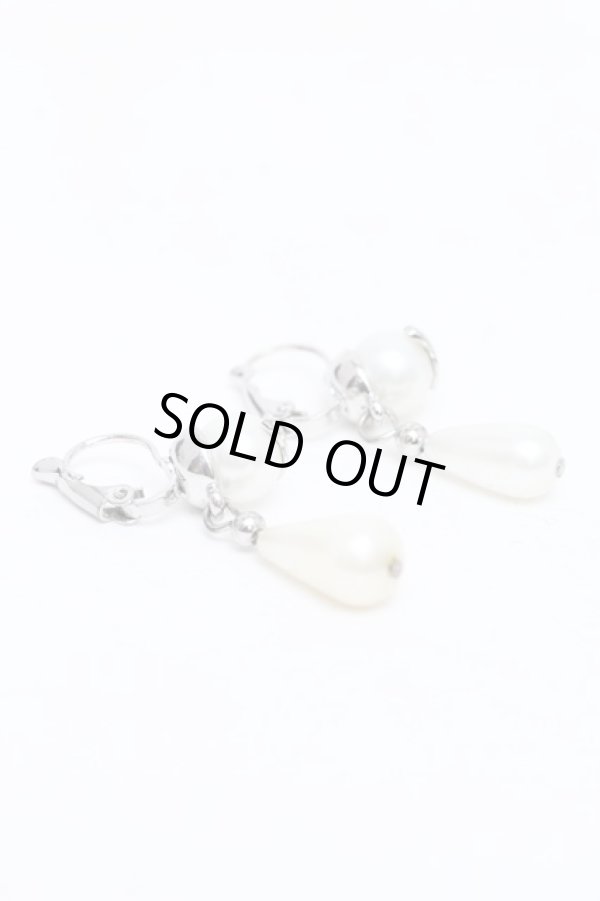 画像2: ヴィヴィアンウエストウッド 中古 / ドロップパールピアス  シルバー  S-25-12-28-007-er-AS-ZS (2)