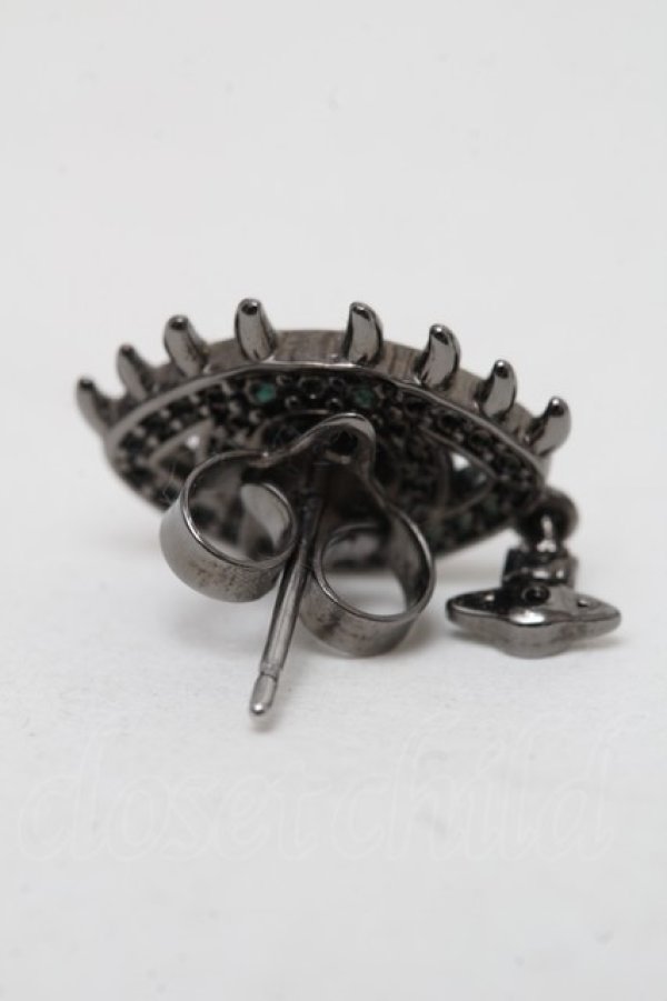 画像2: ヴィヴィアンウエストウッド 中古 / RARAHMONA ピアス  ガンメタ  S-25-12-28-008-ac-AS-ZS (2)