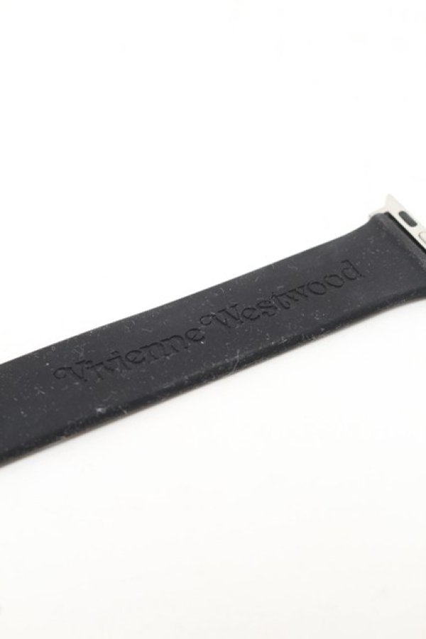 画像3: ヴィヴィアンウエストウッド 中古 / strap made for Apple Watch  黒  S-25-12-28-001-gd-AS-ZS (3)