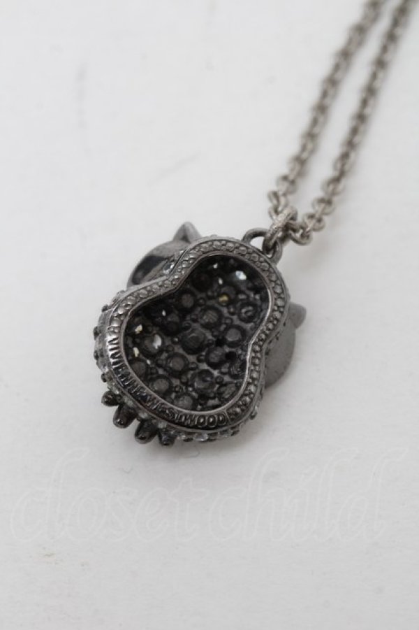 画像2: ヴィヴィアンウエストウッド 中古 / Louisette Owl ネックレス  シルバー  S-25-12-28-009-ac-AS-ZS (2)