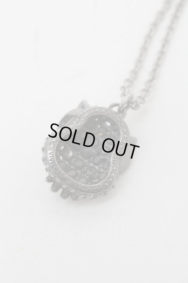 画像2: ヴィヴィアンウエストウッド 中古 / Louisette Owl ネックレス  シルバー  S-25-12-28-009-ac-AS-ZS (2)