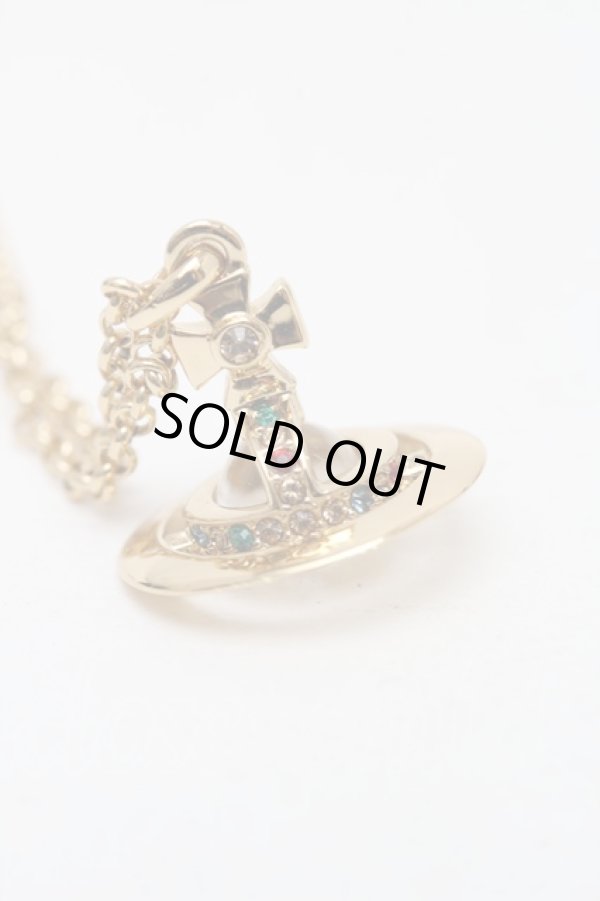 画像2: ヴィヴィアンウエストウッド 中古 / NEW PETITE ORB ネックレス  ゴールド  S-25-12-28-010-nl-HR-ZS (2)