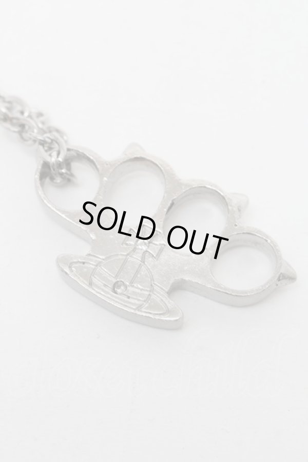 画像2: ヴィヴィアンウエストウッド 中古 / small nuckle duster ネックレス  シルバー  S-25-12-28-011-nl-AS-ZS (2)