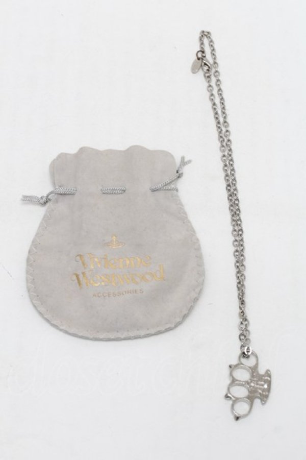 画像3: ヴィヴィアンウエストウッド 中古 / small nuckle duster ネックレス  シルバー  S-25-12-28-011-nl-AS-ZS (3)