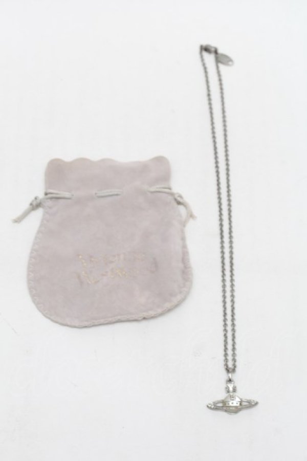 画像4: ヴィヴィアンウエストウッド 中古 / ミニバスパールネックレス  シルバー  S-25-12-28-012-nl-AS-ZS (4)