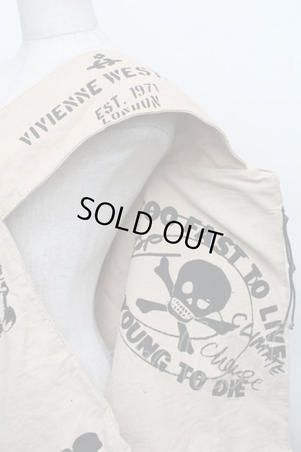 画像3: ANGLOMANIA 中古 / スケルトンサッシュバッグ  オフ  S-25-12-28-014-ba-AS-ZH (3)