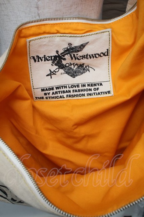 画像6: ANGLOMANIA 中古 / スケルトンサッシュバッグ  オフ  S-25-12-28-014-ba-AS-ZS (6)