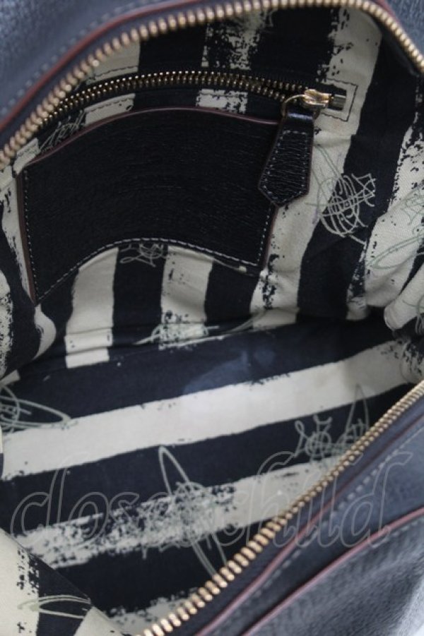 画像4: ヴィヴィアンウエストウッド 中古 / EXECUTIVE ミニリュック（エグゼクティブ）  ブラウン  S-25-12-28-015-ba-AS-ZS (4)