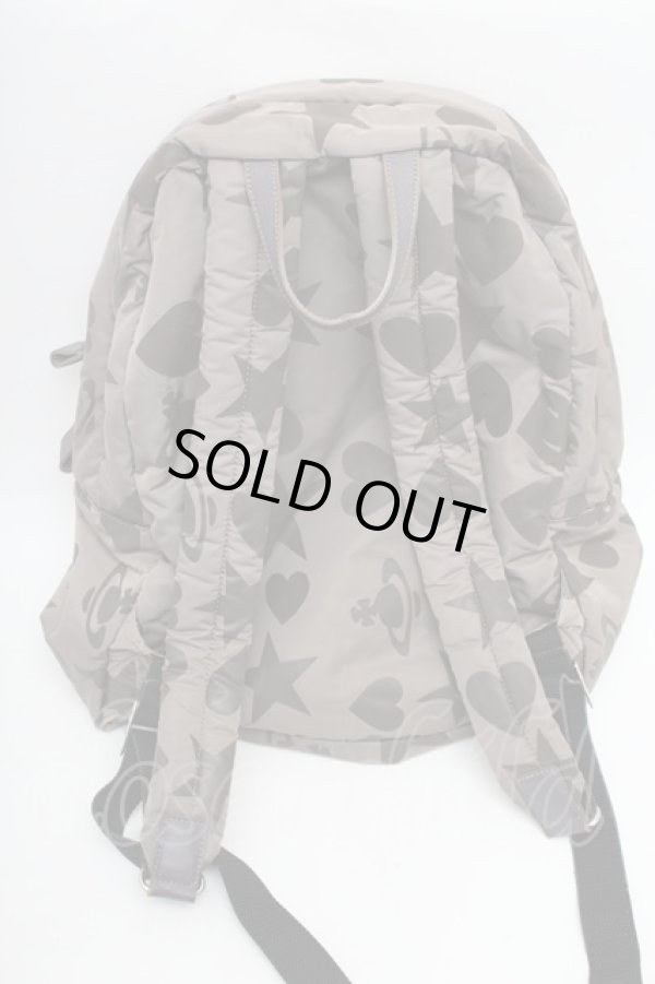 画像2: ヴィヴィアンウエストウッド 中古 / ナイロンリュックサック  カーキ  S-25-12-28-016-ba-AS-ZS (2)