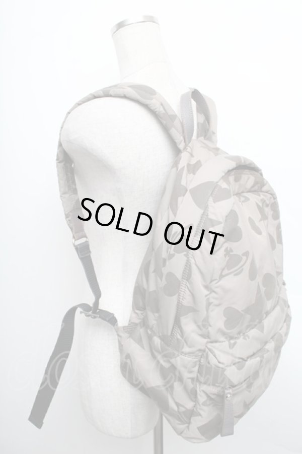 画像7: ヴィヴィアンウエストウッド 中古 / ナイロンリュックサック  カーキ  S-25-12-28-016-ba-AS-ZS (7)