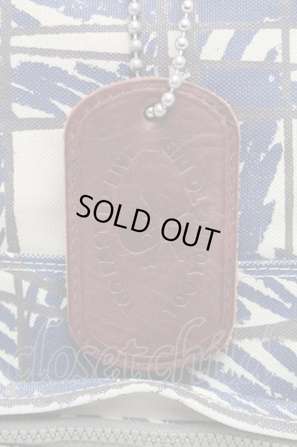 画像3: ヴィヴィアンウエストウッド MAN 中古 / スクリブルチェックリュック  ベージュｘ紺  S-25-12-28-017-ba-AS-ZS (3)