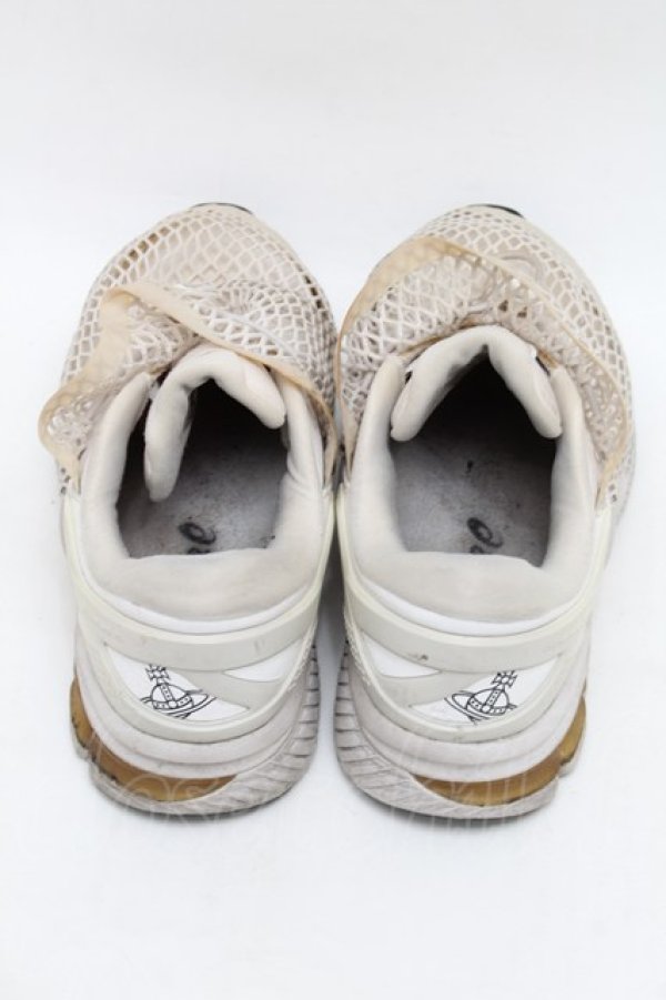 画像3: ヴィヴィアンウエストウッド 中古 / ASICS X ヴィヴィアンウエストウッド GEL－KAYANO 26 24.5 白  S-25-12-28-018-sk-AS-ZS (3)