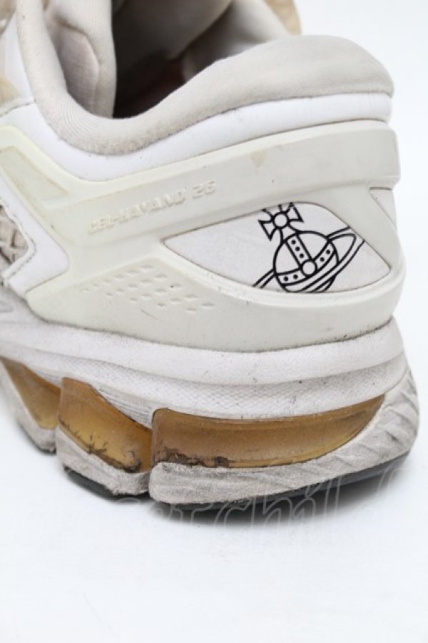 画像4: ヴィヴィアンウエストウッド 中古 / ASICS X ヴィヴィアンウエストウッド GEL－KAYANO 26 24.5 白  S-25-12-28-018-sk-AS-ZS (4)