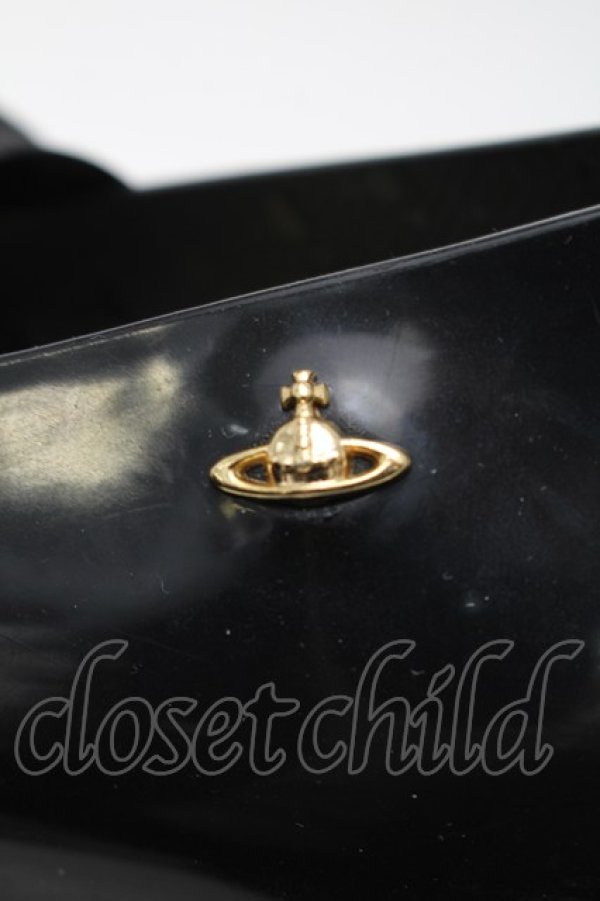 画像4: ヴィヴィアンウエストウッド 中古 / Melissa ロッキンホースバレリーナシューズ 23 黒  S-25-12-28-020-sh-HR-ZS (4)