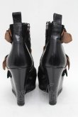 画像3: ヴィヴィアンウエストウッド 中古 / ウェッジソールボンテージブーツ 38 黒  S-25-12-28-021-sh-HR-ZS (3)