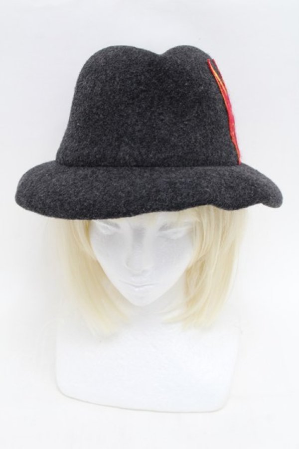 画像2: ヴィヴィアンウエストウッド 中古 / ウールハット  グレー  S-25-12-28-022-ha-AS-ZS (2)