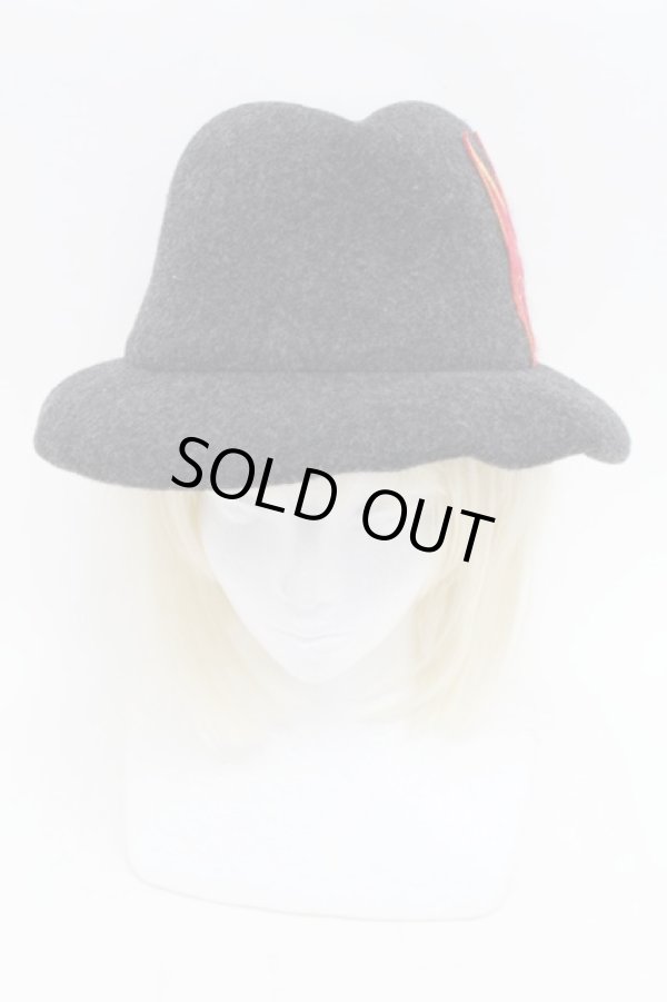 画像2: ヴィヴィアンウエストウッド 中古 / ウールハット  グレー  S-25-12-28-022-ha-AS-ZS (2)