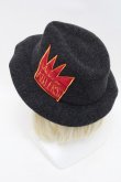 画像3: ヴィヴィアンウエストウッド 中古 / ウールハット  グレー  S-25-12-28-022-ha-AS-ZS (3)