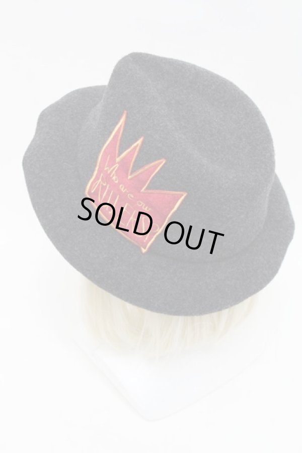 画像3: ヴィヴィアンウエストウッド 中古 / ウールハット  グレー  S-25-12-28-022-ha-AS-ZS (3)