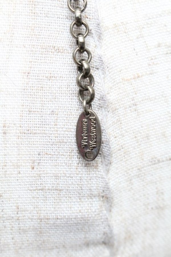 画像10: ヴィヴィアンウエストウッド 中古 / スモールオーブネックレス  シルバー  S-26-01-25-027-nl-AS-ZS (10)