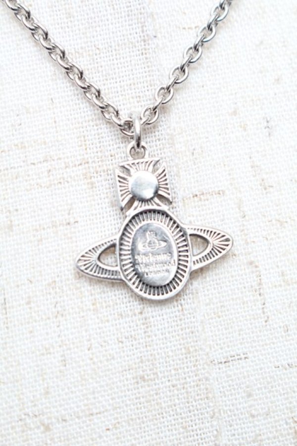 画像4: ヴィヴィアンウエストウッド 中古 / GET A LIFEネックレス  シルバー  S-26-01-25-028-nl-AS-ZS (4)