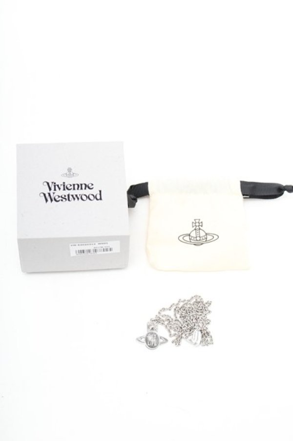 画像8: ヴィヴィアンウエストウッド 中古 / GET A LIFEネックレス  シルバー  S-26-01-25-028-nl-AS-ZS (8)