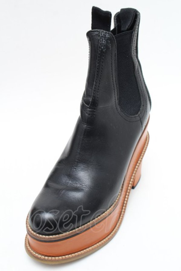 画像7: ヴィヴィアンウエストウッド 中古 / サイドゴアブーツ 39 黒  S-26-01-25-030-sh-AS-ZS (7)